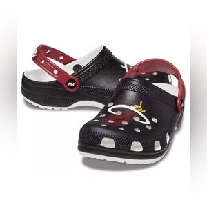 Crocs NBA Miami Heat Classic Clogs Men's Size‎ 11 208861-001 NEW